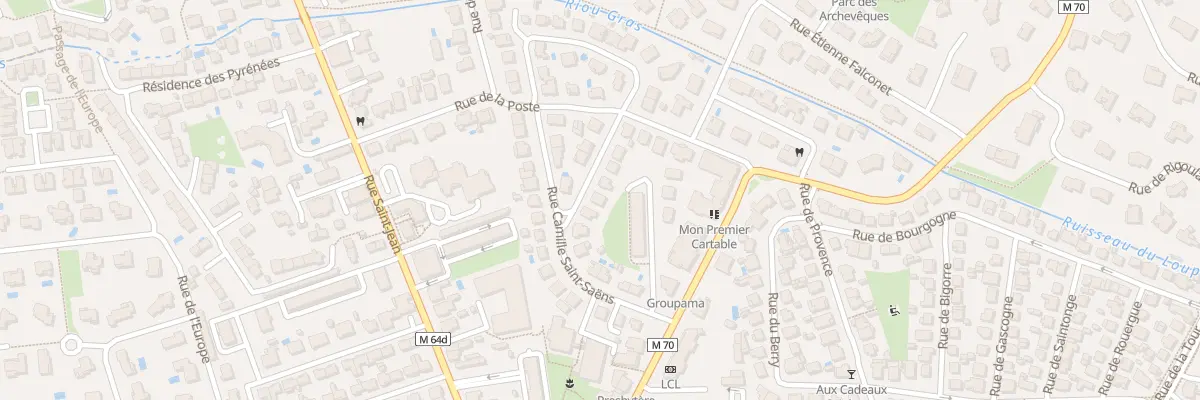 Plan du 6 Rue Hector Berlioz à Balma