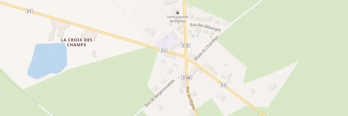 Plan du 12 Rte du Pont du Dognon à Saint-Laurent-les-Églises
