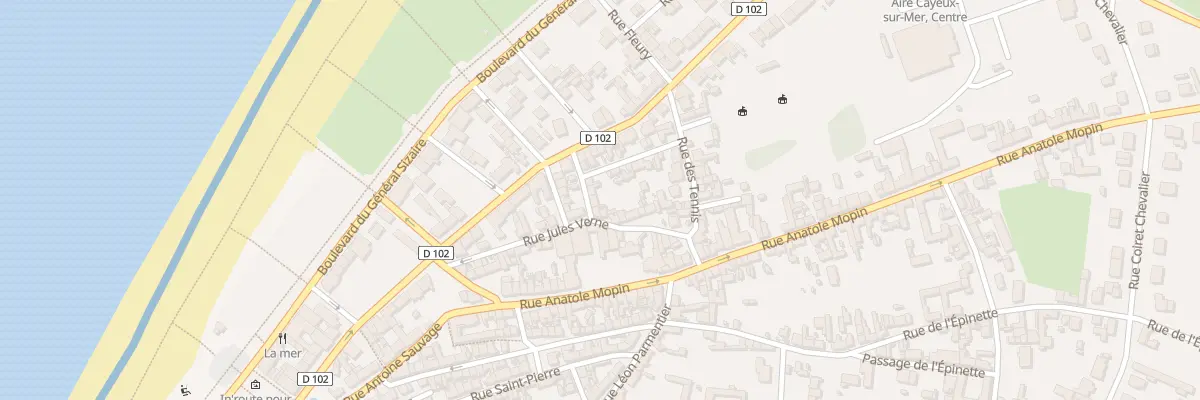 Plan du 2 Rue Jean Jaurès à Cayeux-sur-Mer