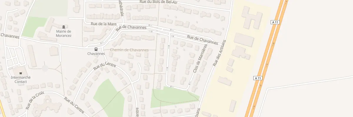 Plan du 3 Clos des Marnières à Morancez