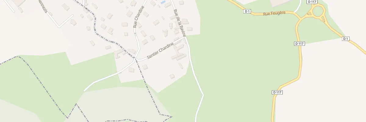 Plan du 14 Rue de la Ravine à Mézières-en-Vexin
