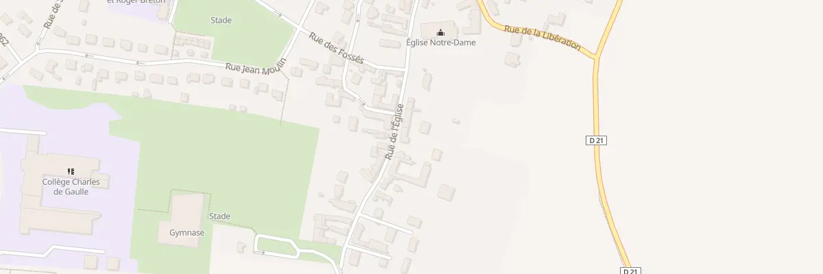 Plan du 7 Rue de l’Église à Bû