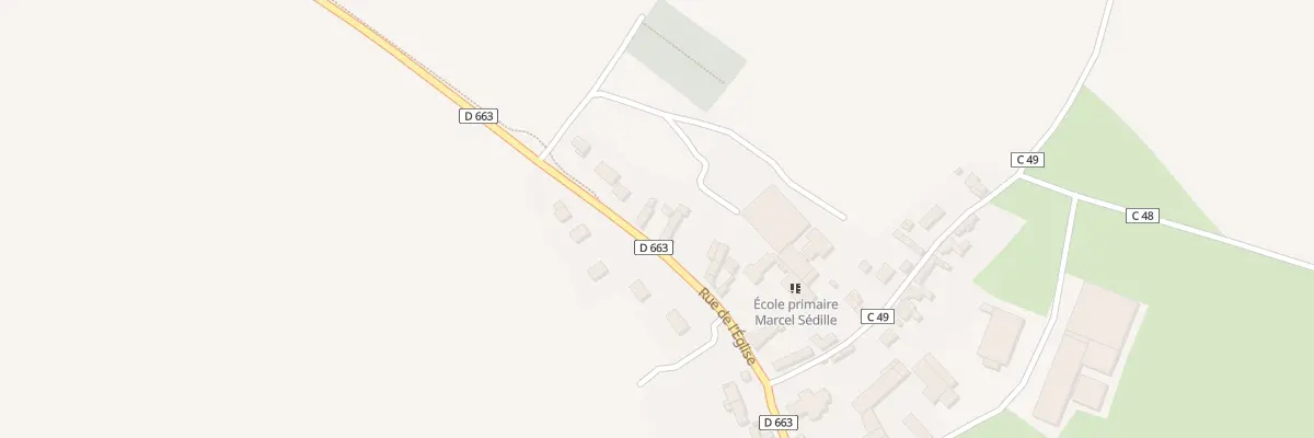 Plan du 3 Rue de l’Eglise St Martin à Frenelles-en-Vexin