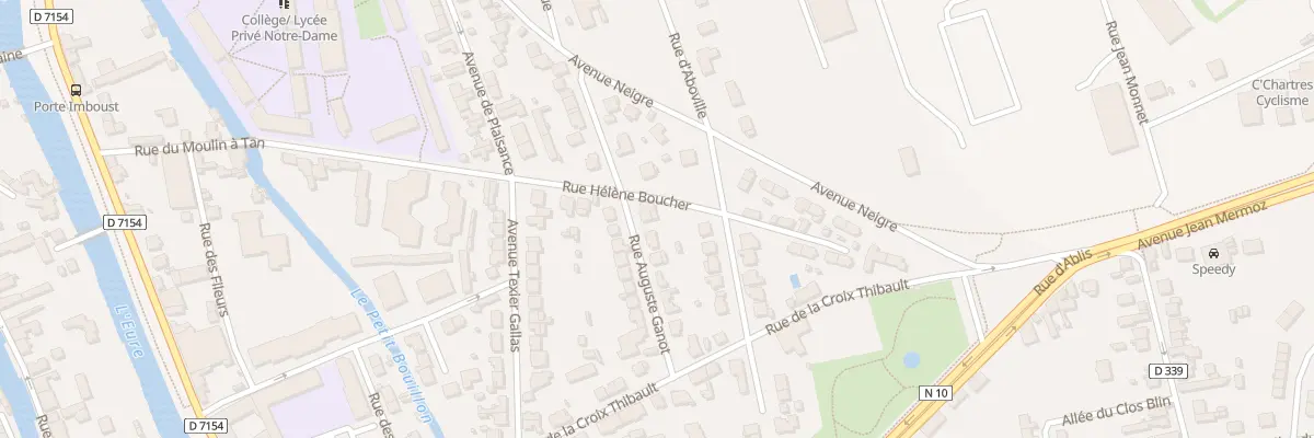 Plan du 12 Rue Auguste Ganot à Chartres