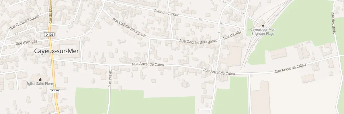 Plan du 27Q Rue Ancel de Caïeu à Cayeux-sur-Mer