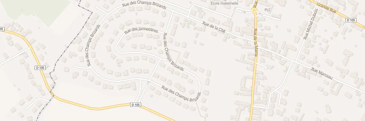 Plan du 15 Rue des Champs Brizards à Champhol