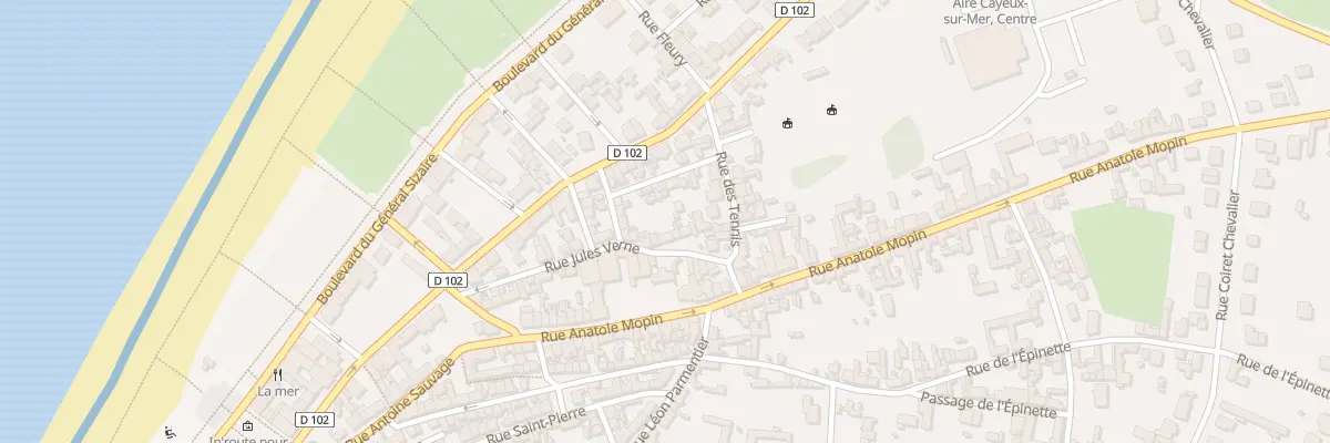 Plan du 21 Rue Jules Verne à Cayeux-sur-Mer
