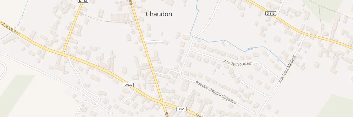 Plan du 27 Rue des Champs Coquilles à Chaudon
