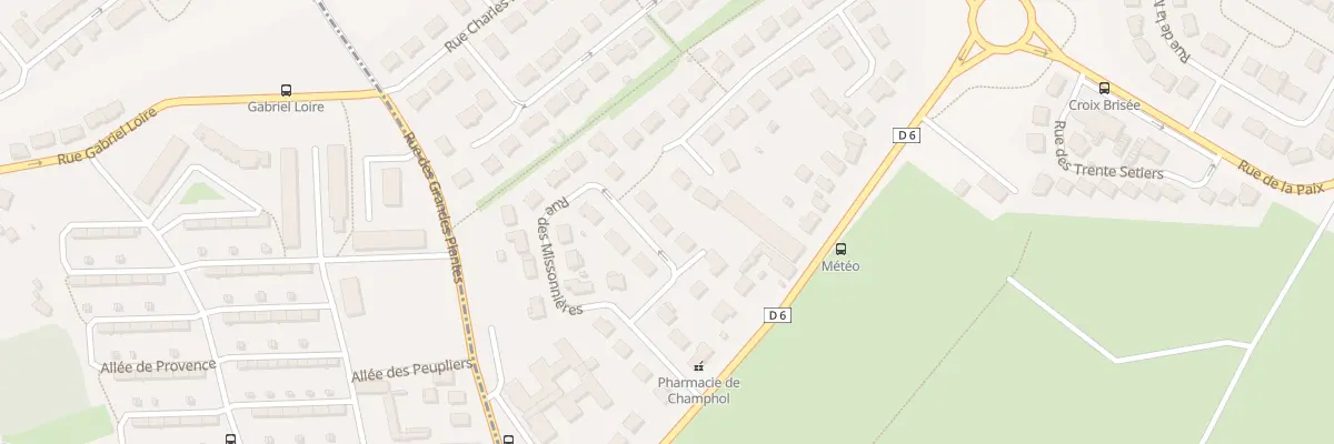 Plan du 14 Rue des Missonnieres à Champhol