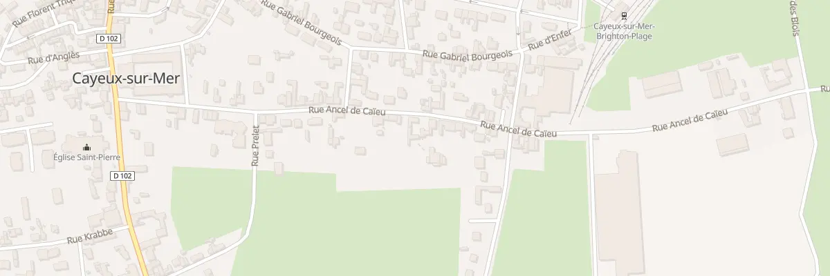 Plan du 32 Rue Ancel de Caïeu à Cayeux-sur-Mer