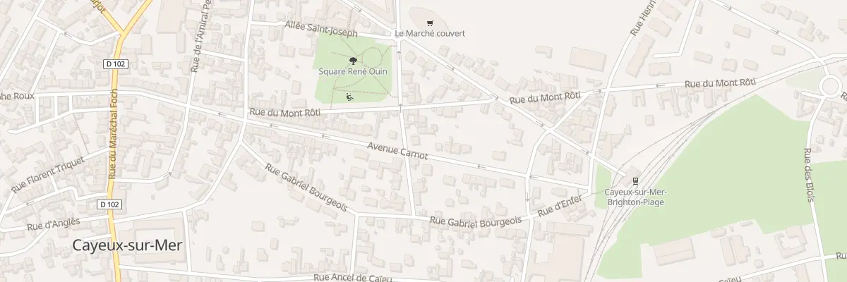 Plan du 77 Av Carnot à Cayeux-sur-Mer