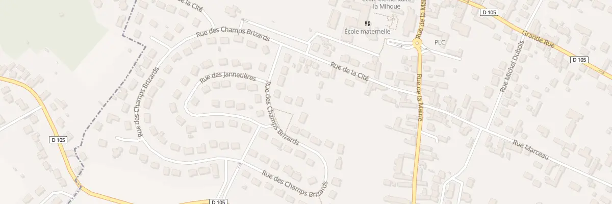 Plan du 11 Rue des Champs Brizards à Champhol