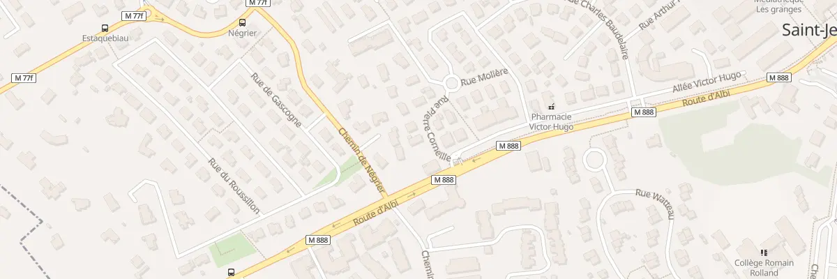 Plan du 1 Rue Pierre Corneille à Saint-Jean