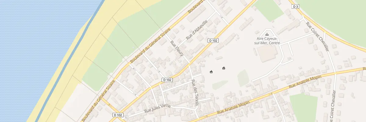 Plan du 23 Rue du Général Leclerc à Cayeux-sur-Mer