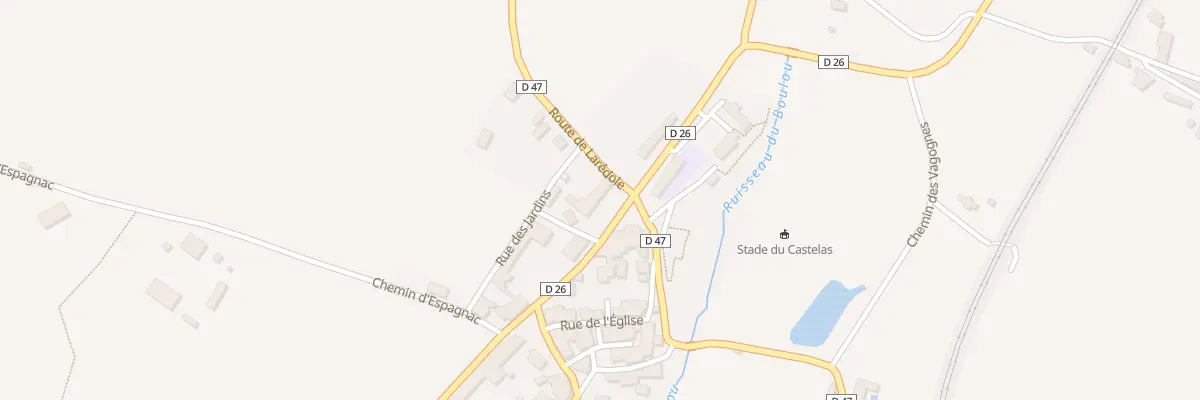 Plan du 26 Rue des Postes à Fontanes