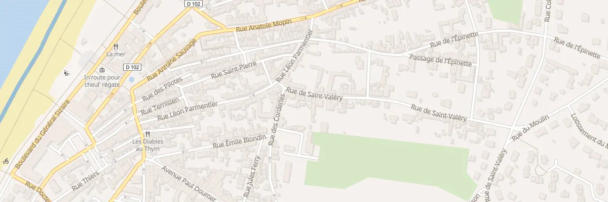 Plan du 8 Rue de Saint-valéry à Cayeux-sur-Mer