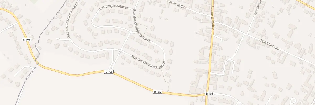 Plan du 20 Rue des Champs Brizards à Champhol