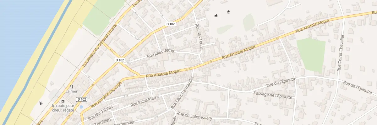 Plan du 21 Rue Anatole Mopin à Cayeux-sur-Mer