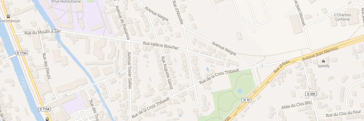 Plan du 9 Rue Delavoipiere à Chartres