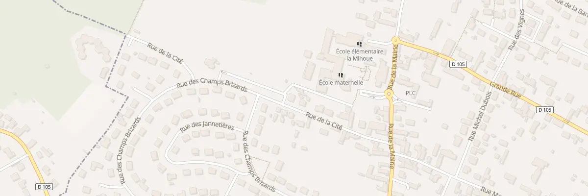 Plan du 16 Rue de la Cité à Champhol