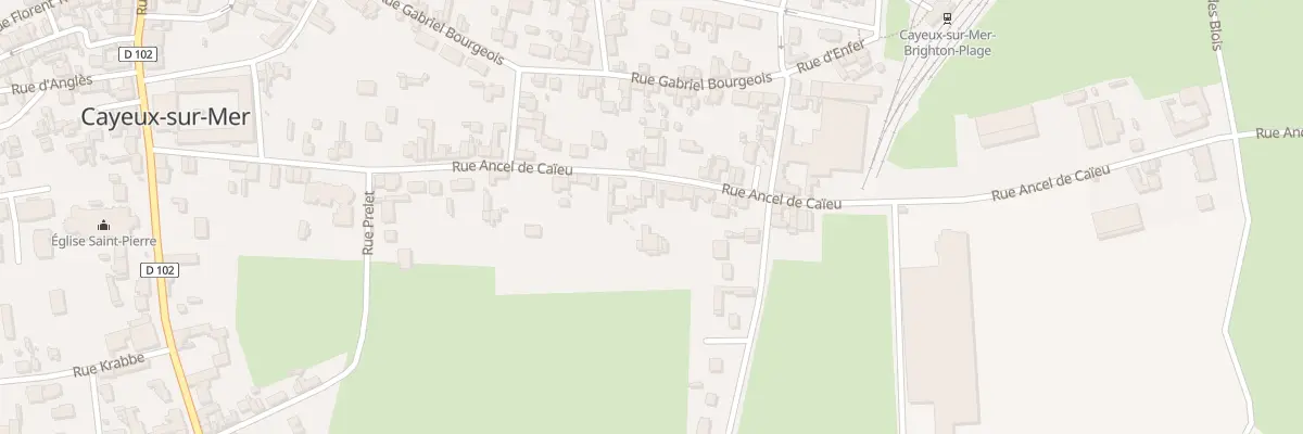 Plan du 36 Rue Ancel de Caïeu à Cayeux-sur-Mer