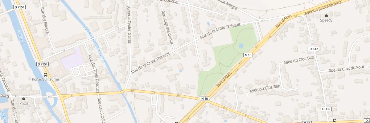 Plan du 18 Rue de la Croix Thibault à Chartres