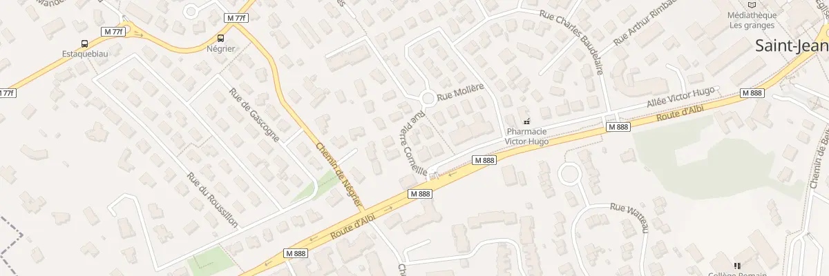 Plan du 4 Rue Pierre Corneille à Saint-Jean