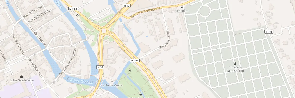 Plan du 6 Rue Jean Laillet à Chartres