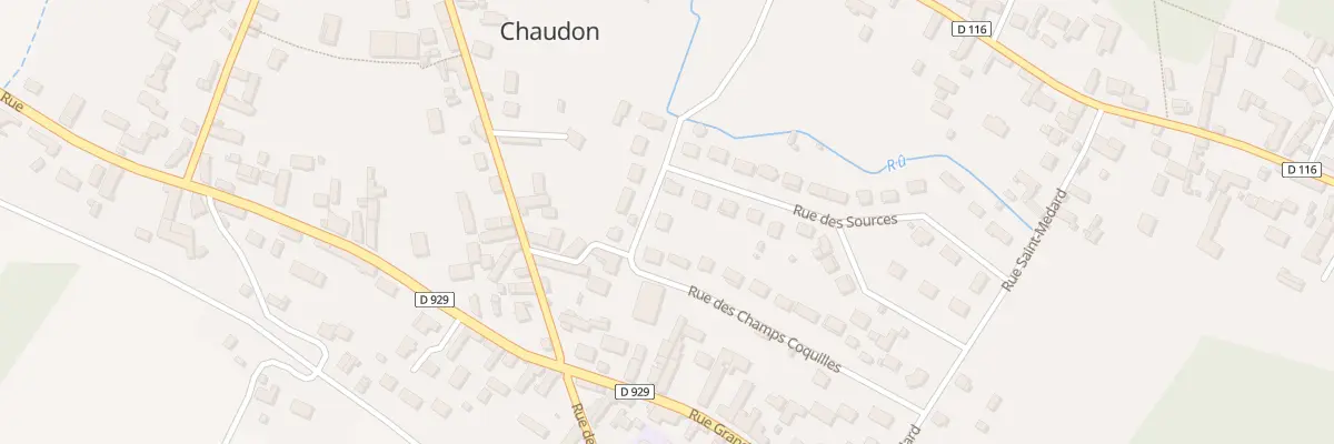 Plan du 24 Rue des Champs Coquilles à Chaudon
