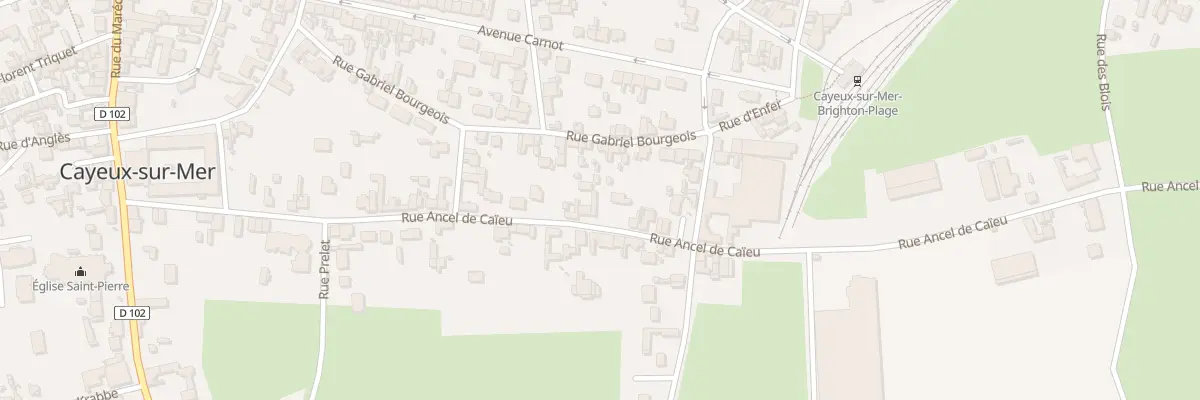 Plan du 31 Rue Ancel de Caïeu à Cayeux-sur-Mer