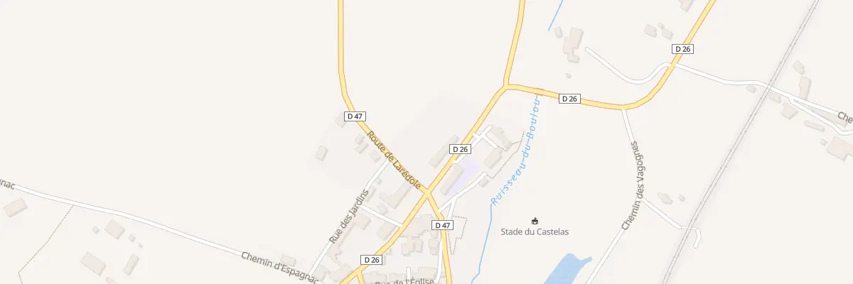 Plan du 20 Rue des Postes à Fontanes