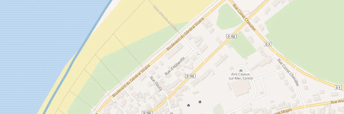 Plan du 7 Rue d’Abbeville à Cayeux-sur-Mer
