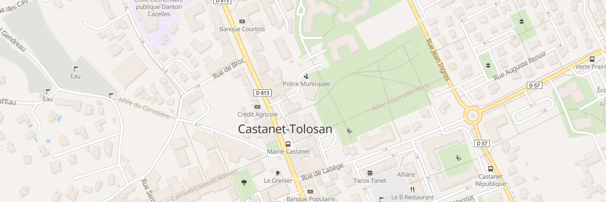 Plan du 33 Av de Toulouse à Castanet-Tolosan