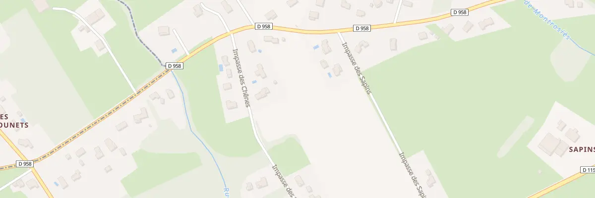 Plan du 155 Imp des Chênes à Nègrepelisse