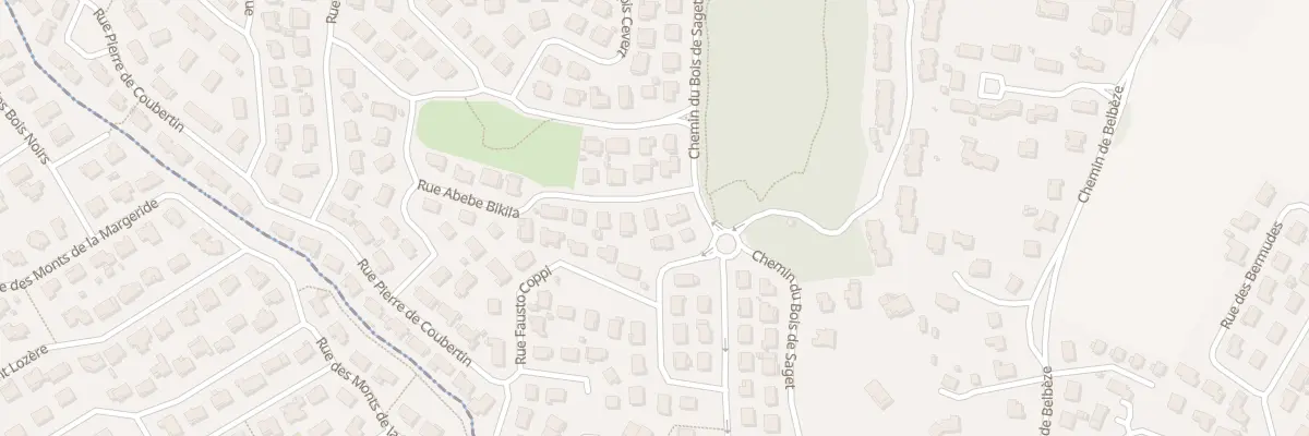 Plan du 3 Rue Abebe Bikila à Saint-Jean
