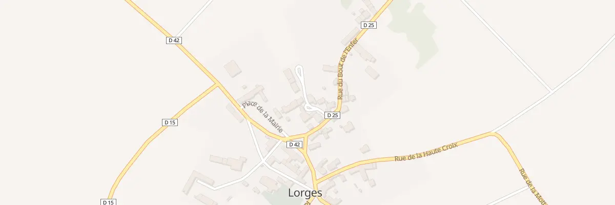 Plan du 4 Pl de la Mairie à Lorges