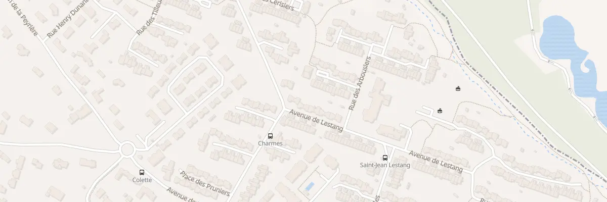 Plan du 40 Av de Lestang à Saint-Jean