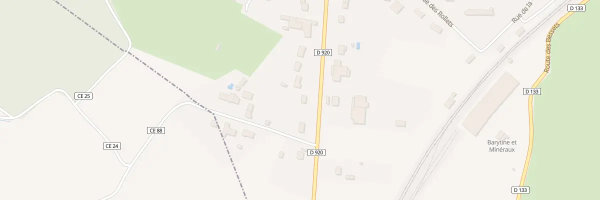 Plan du 56 Rte Nationale 20 à Celon