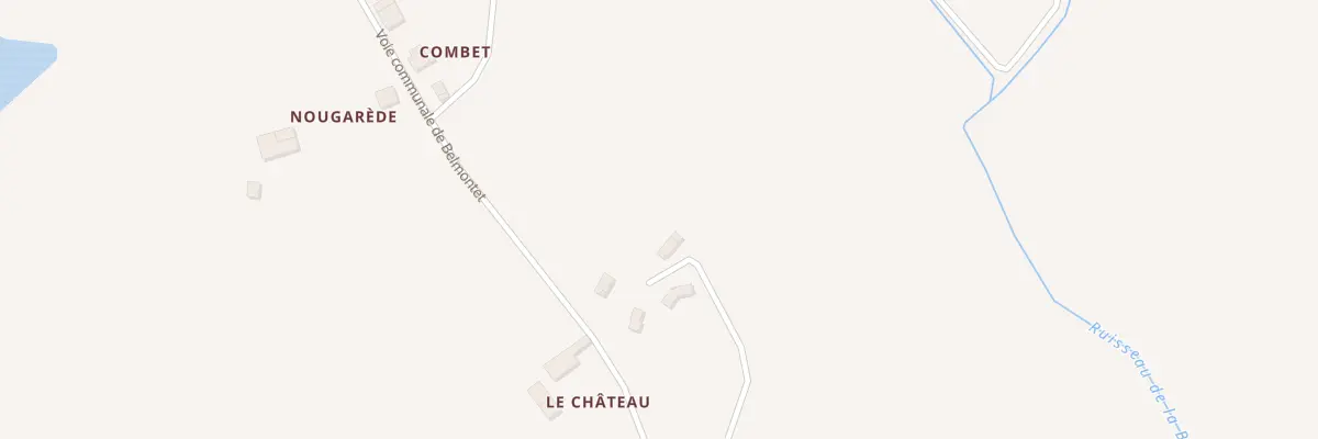 Plan du 5246 Garenne à La Salvetat-Belmontet