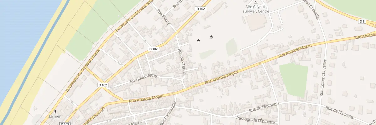 Plan du 12 Rue des Tennis à Cayeux-sur-Mer