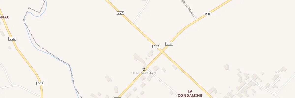 Plan du 2 Rte de Gaillac-Toulza à Saint-Quirc