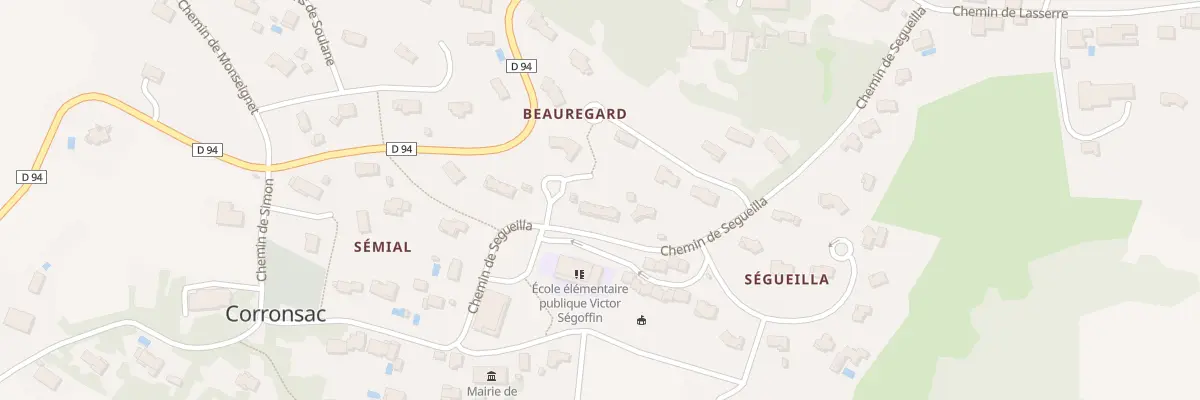Plan du 16 Che Segueilla à Corronsac