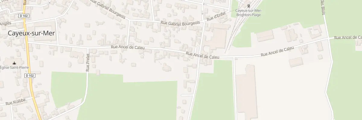 Plan du 44 Rue Ancel de Caïeu à Cayeux-sur-Mer