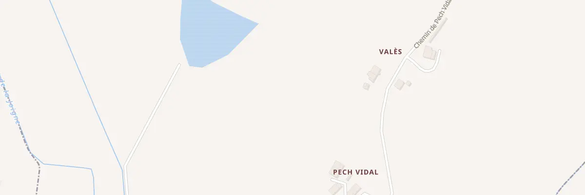 Plan du 638 Che de Pech Vidal à Montalzat