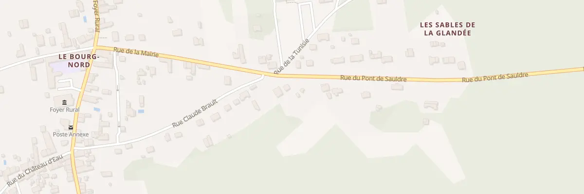 Plan du 1 Rue du Pont du Sauldre à Châtillon-sur-Cher