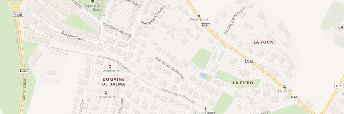 Plan du 46 Rue du Jeu de Paume à Balma