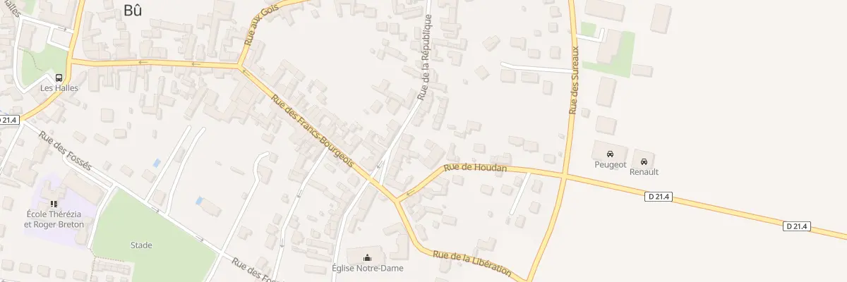 Plan du 103 Rue de la République à Bû