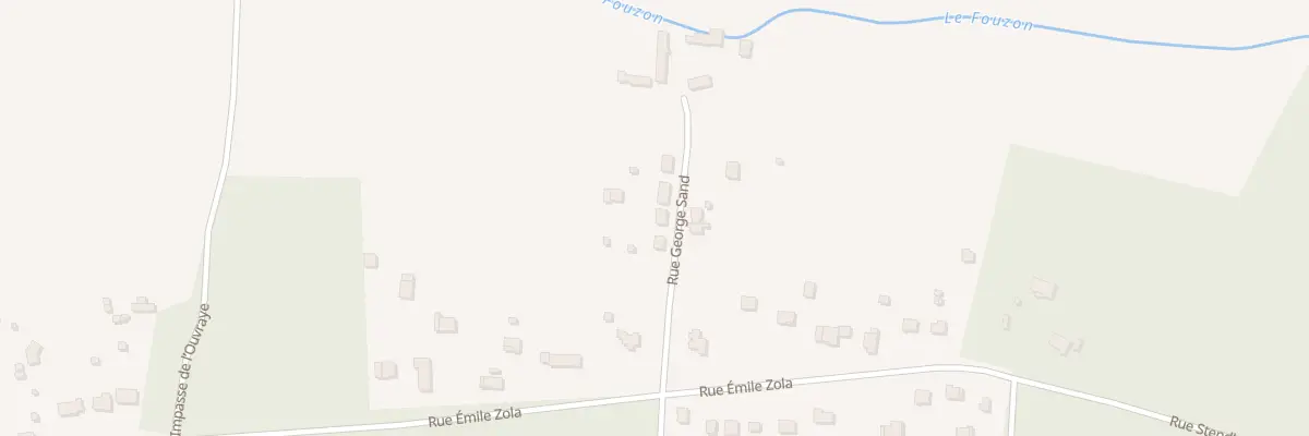 Plan du 655 Rue George Sand à Meusnes