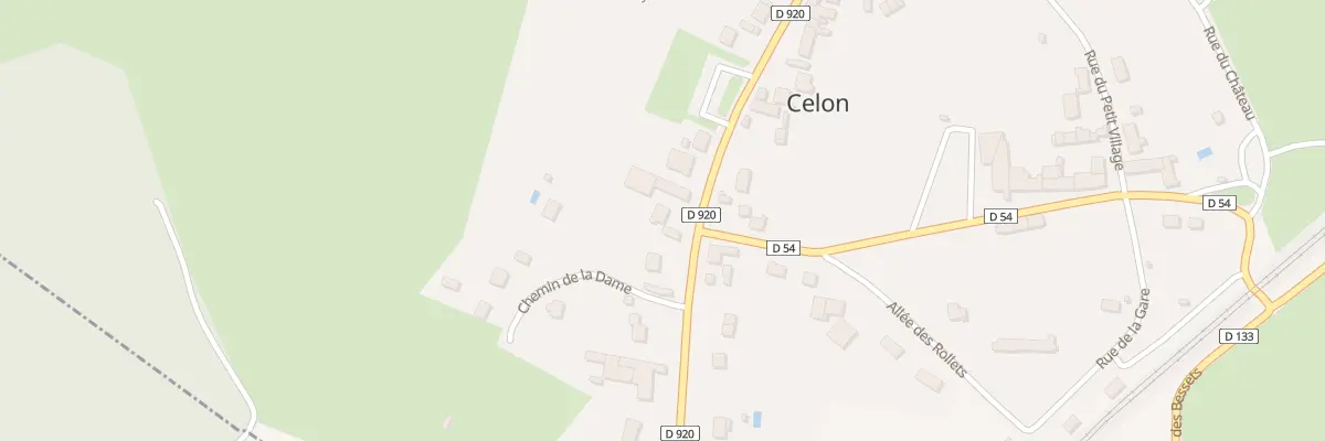Plan du 44 Rte Nationale 20 à Celon
