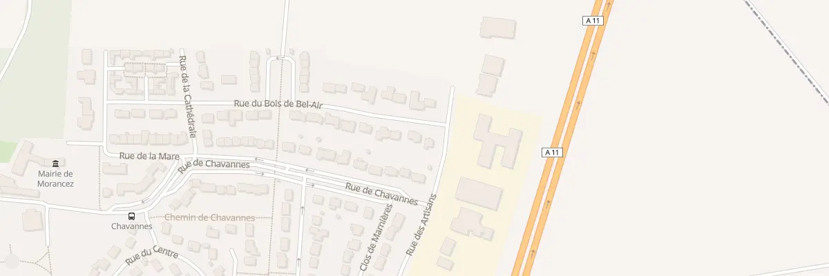 Plan du 3 Rue du Bois de Bel Air à Morancez